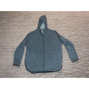 The North Face Sweater Women Small Teal Full Zip Outdoors Running Hoodie